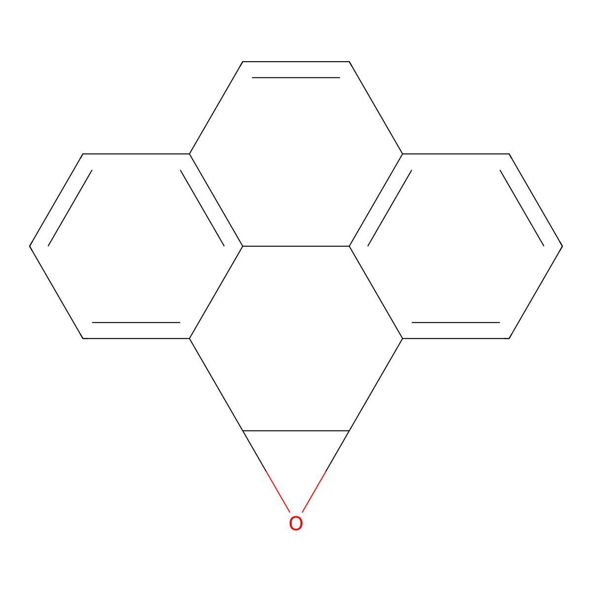 8b,9a-Dihydropyreno(4,5-b)oxirene molecular structure, CAS 37496-00-7