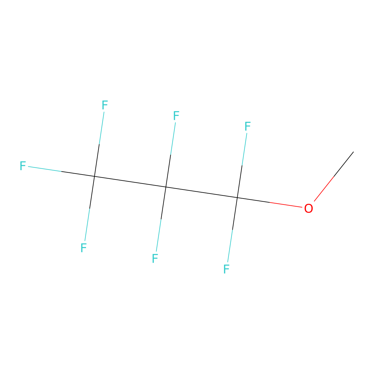 Propane, 1,1,1,2,2,3,3-heptafluoro-3-methoxy- molecular structure, CAS 375-03-1
