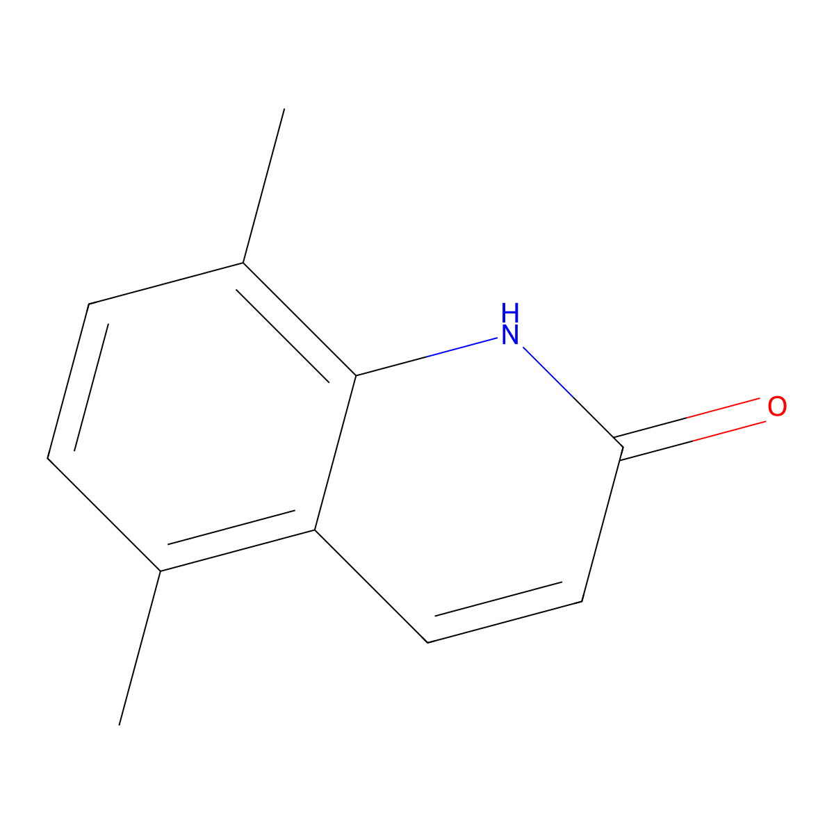 5,8-Dimethylquinolin-2-ol molecular structure, CAS 37509-60-7
