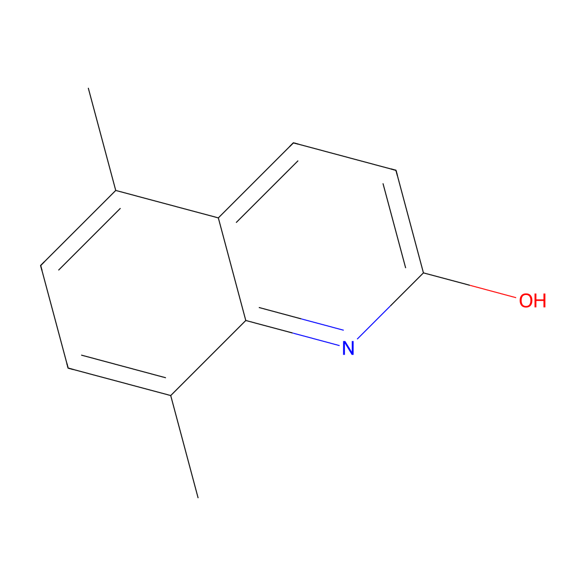 5,8-Dimethylquinolin-2-ol molecular structure, CAS 37509-60-7