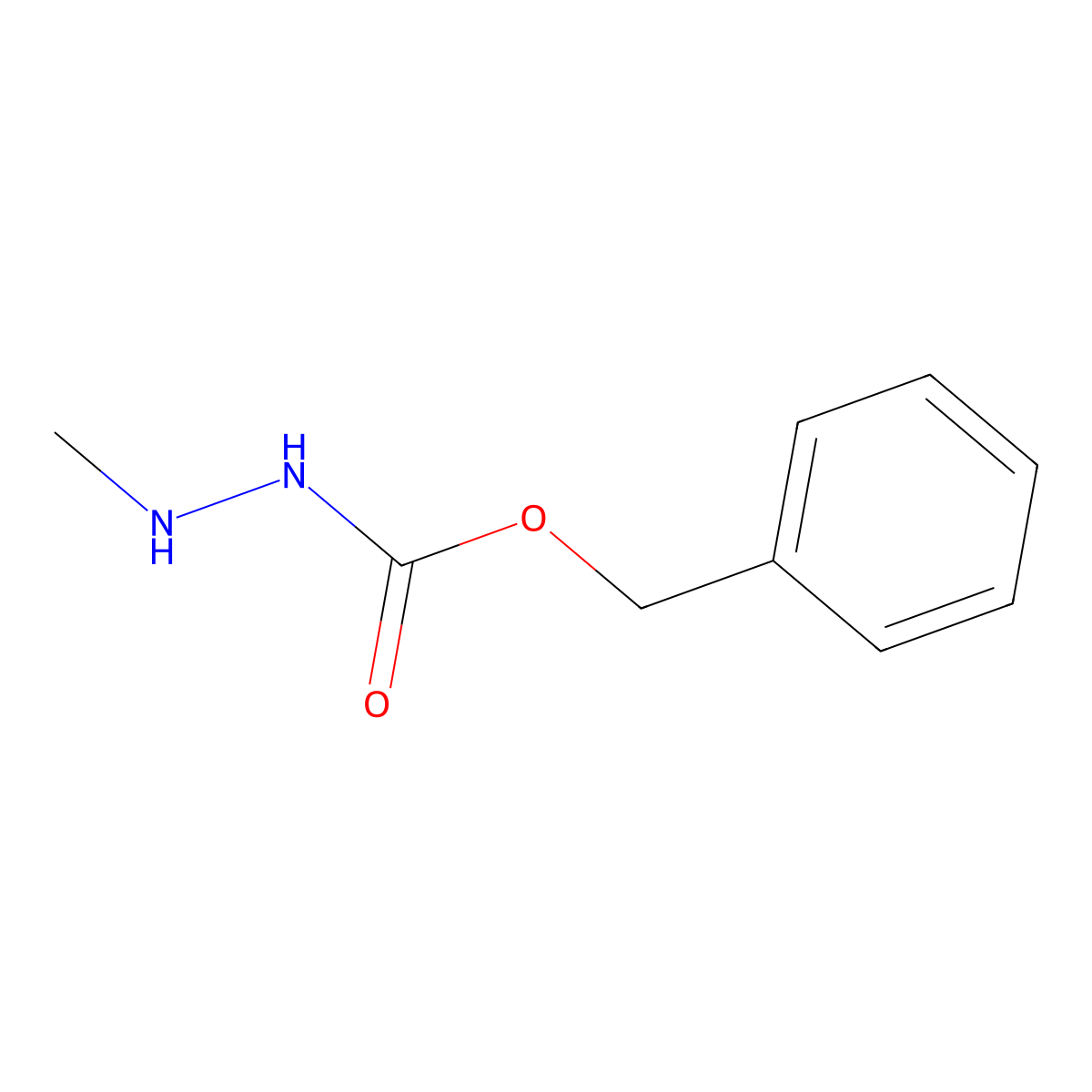 N'-Methyl(benzyloxy)carbohydrazide molecular structure, CAS 37519-03-2