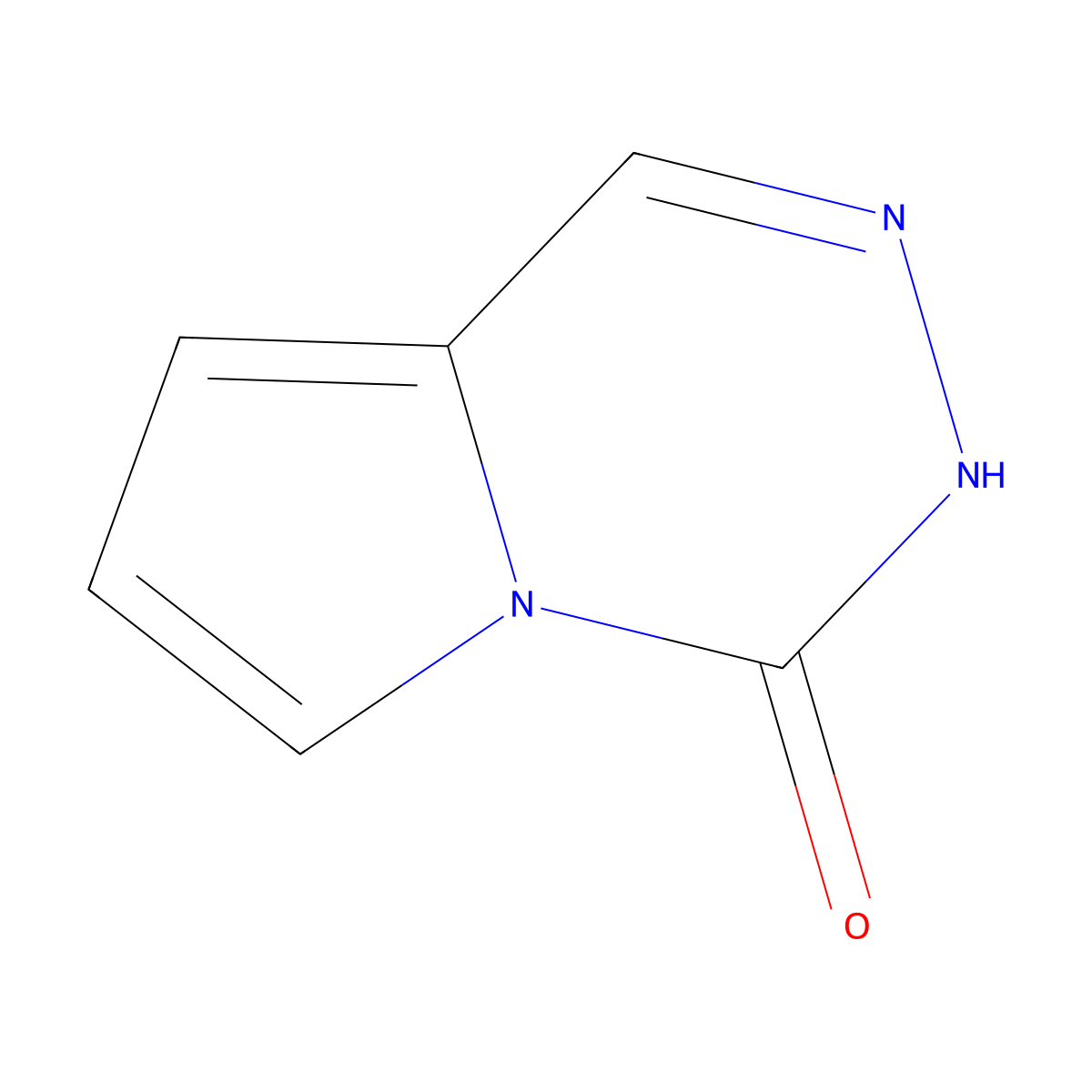 Pyrrolo[1,2-d][1,2,4]triazin-4(3H)-one molecular structure, CAS 37526-43-5