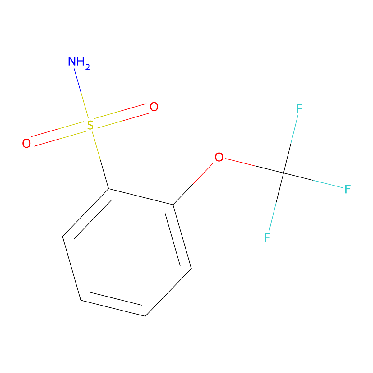 2-(Trifluoromethoxy)benzenesulfonamide molecular structure, CAS 37526-59-3