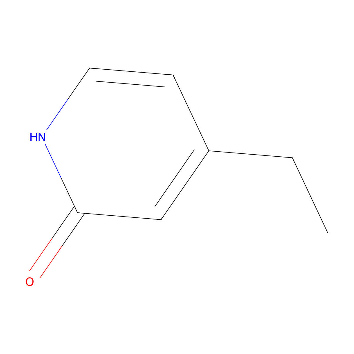 4-Ethylpyridin-2(1H)-one molecular structure, CAS 37529-91-2