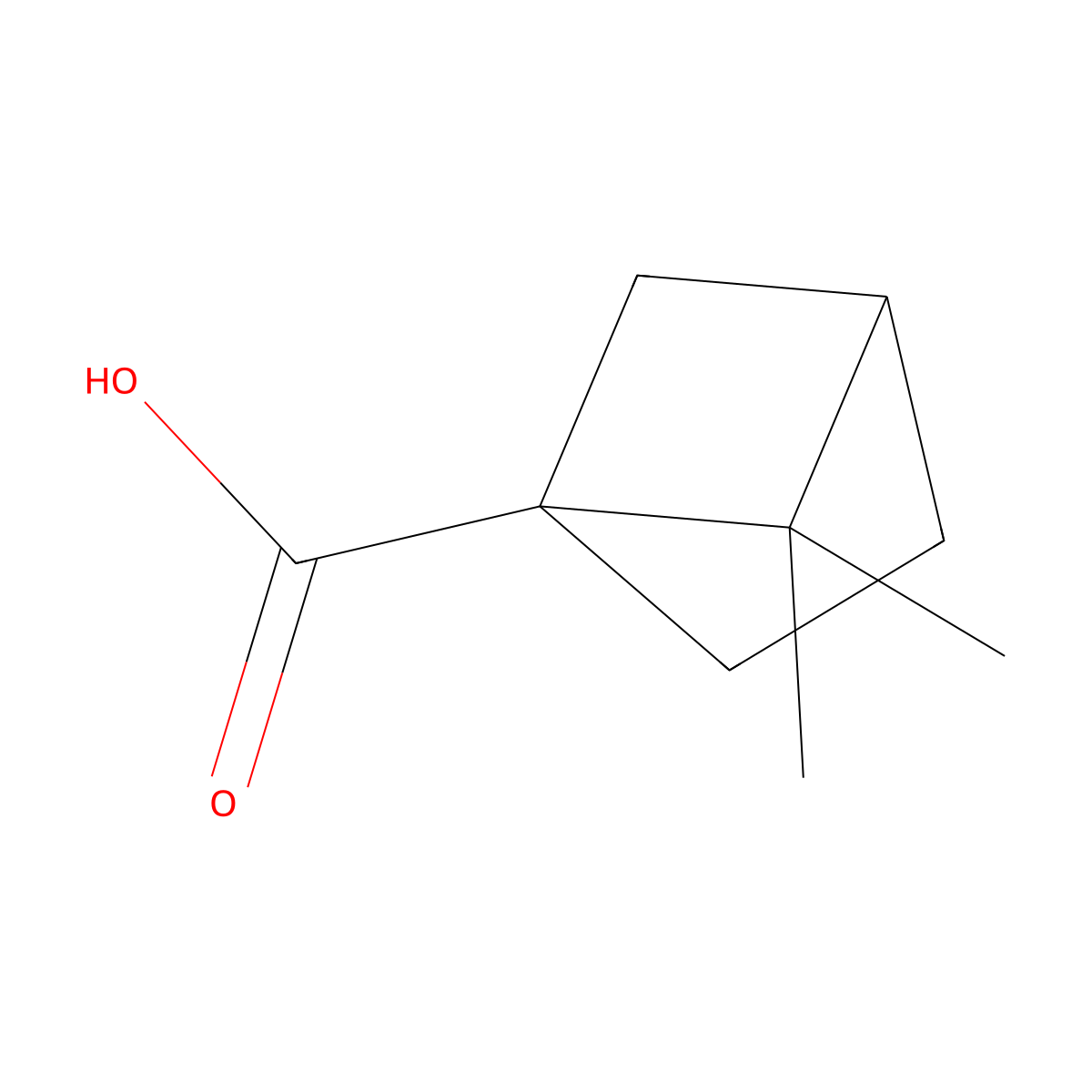 5,5-Dimethylbicyclo[2.1.1]hexane-1-carboxylic acid molecular structure, CAS 3753-38-6