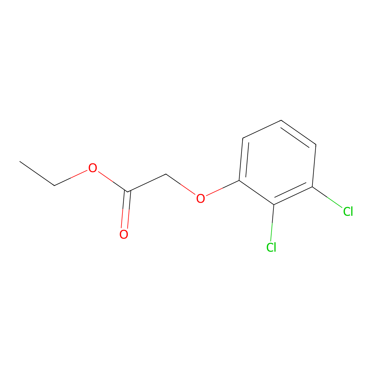 Ethyl 2-(2,3-dichlorophenoxy)acetate molecular structure, CAS 37536-92-8