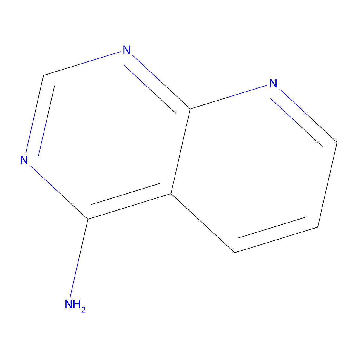 Pyrido[2,3-d]pyrimidin-4-amine molecular structure, CAS 37538-65-1