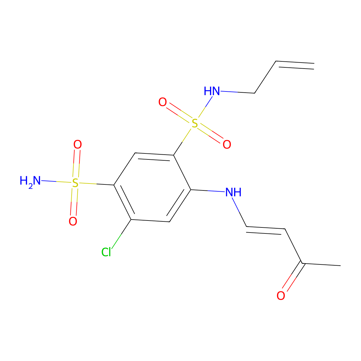 Ambusida molecular structure, CAS 3754-19-6