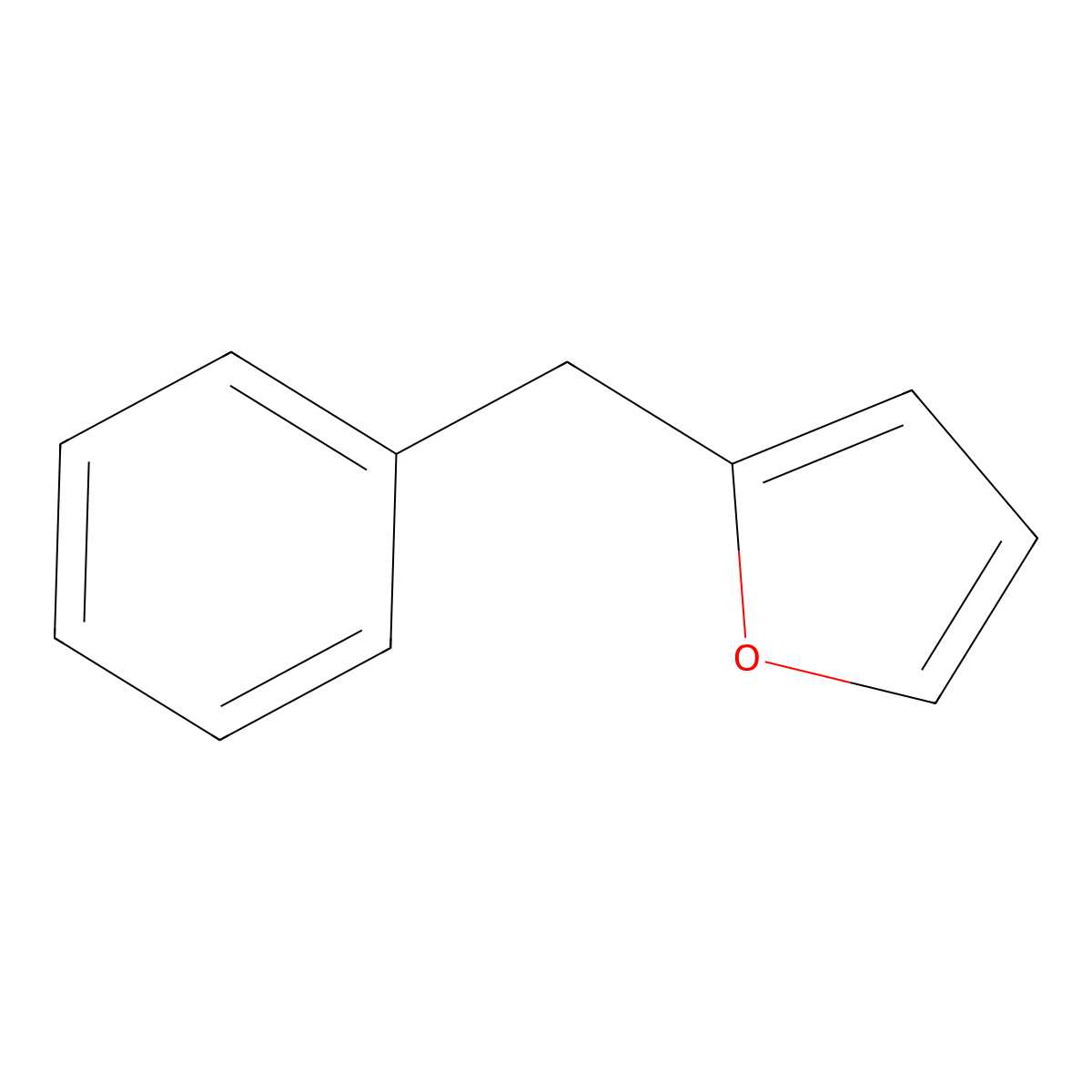 2-Benzylfuran molecular structure, CAS 37542-92-0