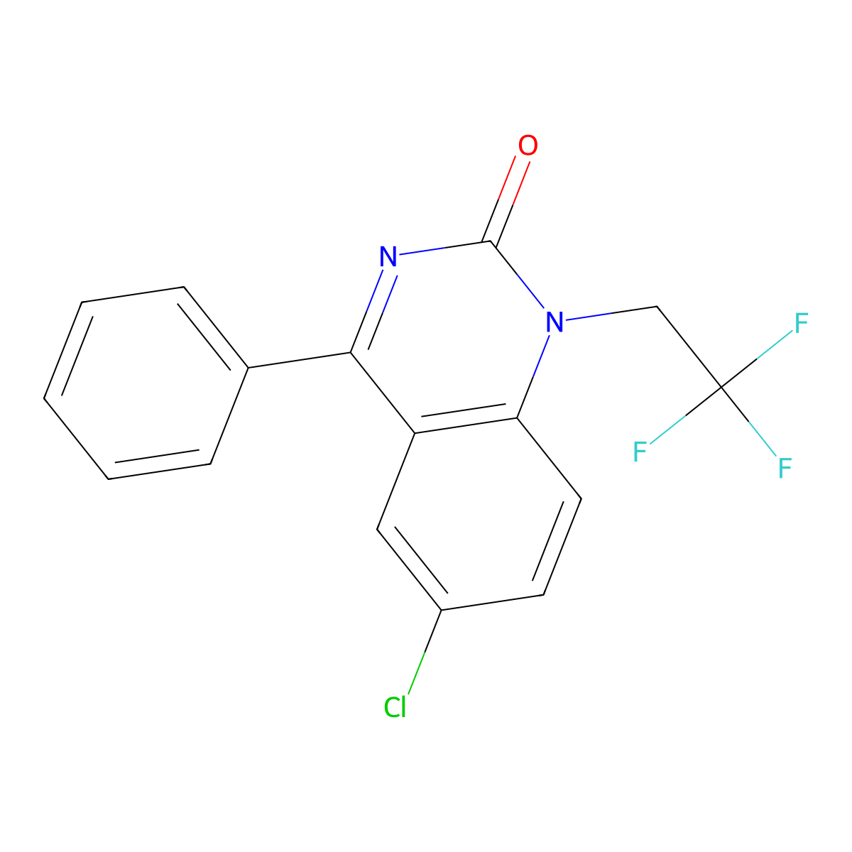 Fluquazone molecular structure, CAS 37554-40-8