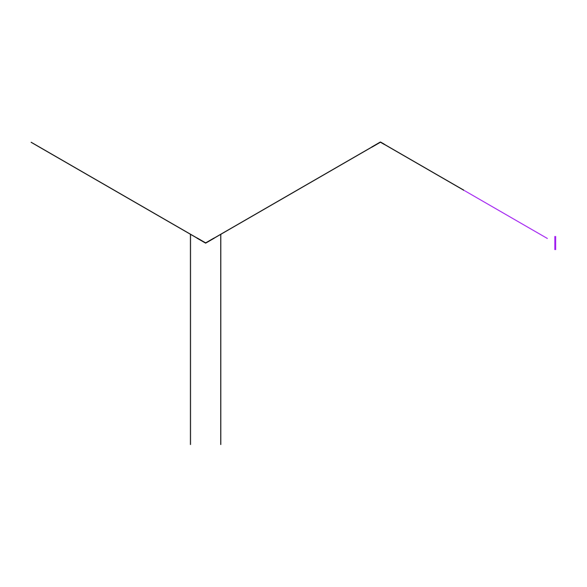 3-Iodo-2-methylprop-1-ene molecular structure, CAS 3756-30-7