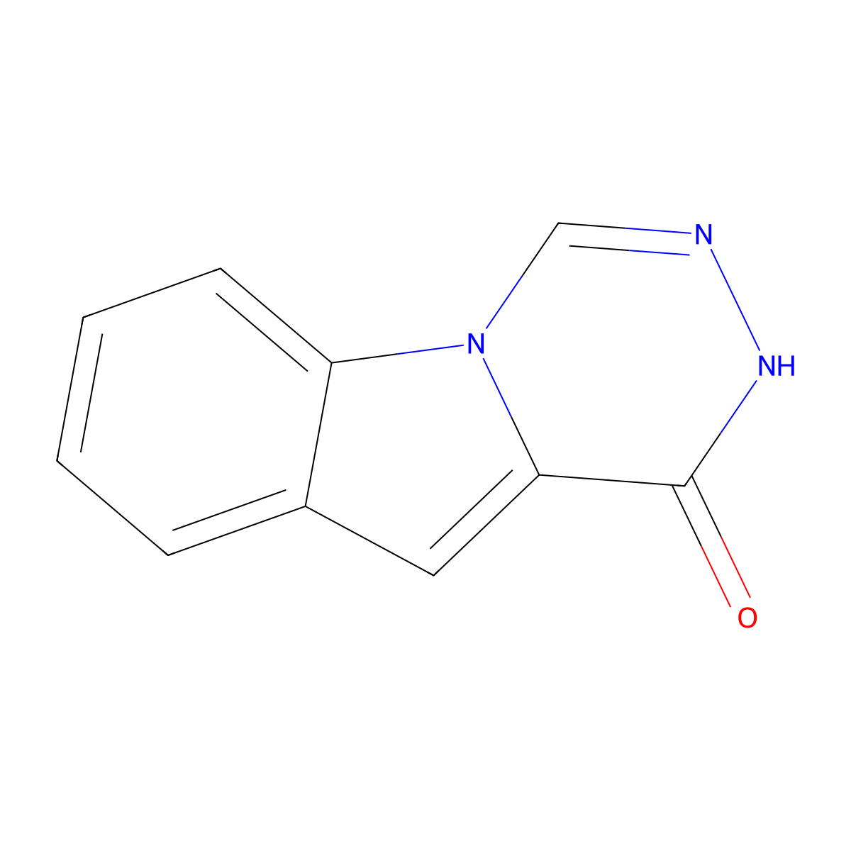 [1,2,4]Triazino[4,5-a]indol-1(2H)-one molecular structure, CAS 37574-73-5