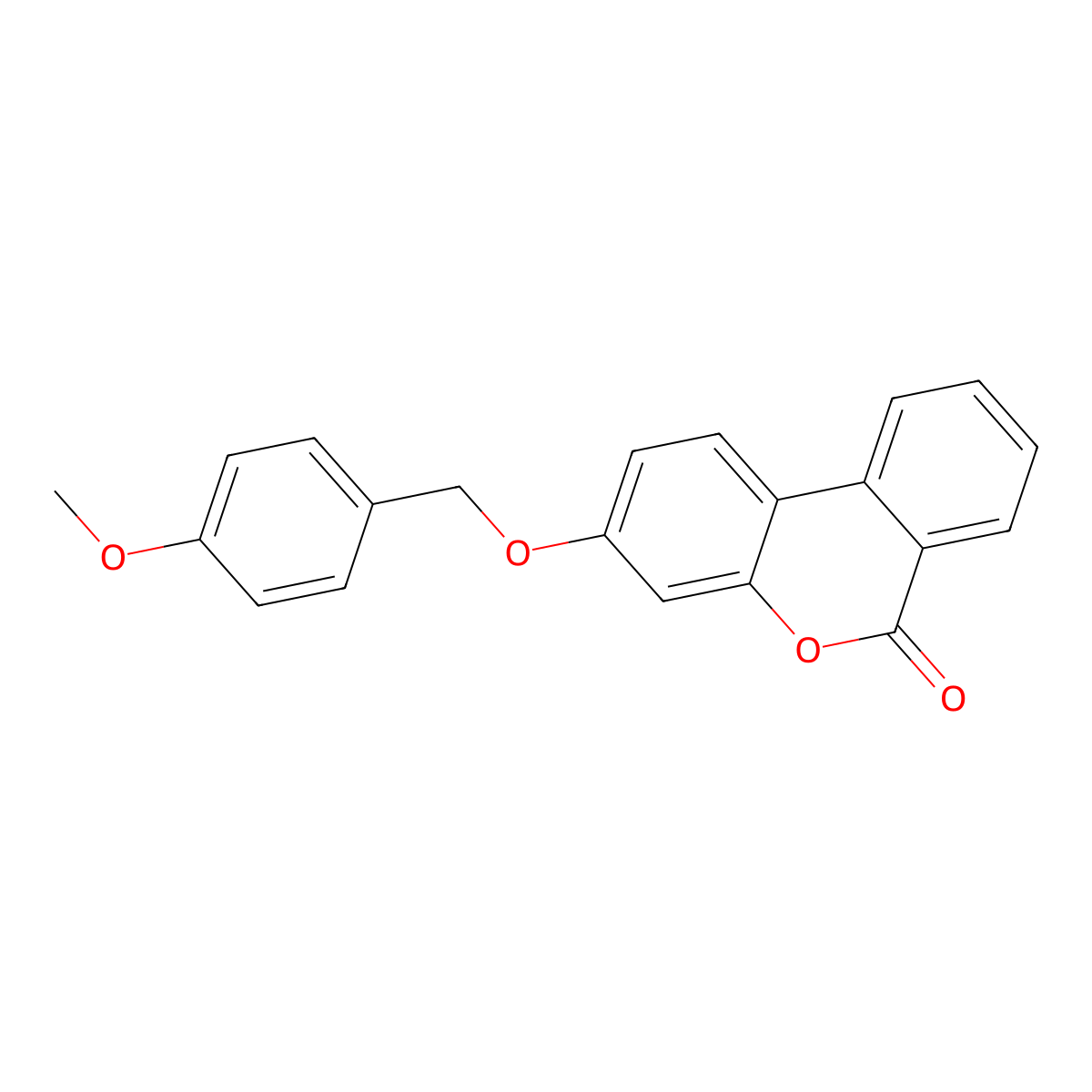 3-[(4-Methoxyphenyl)methoxy]benzo[c]chromen-6-one molecular structure, CAS 375838-69-0