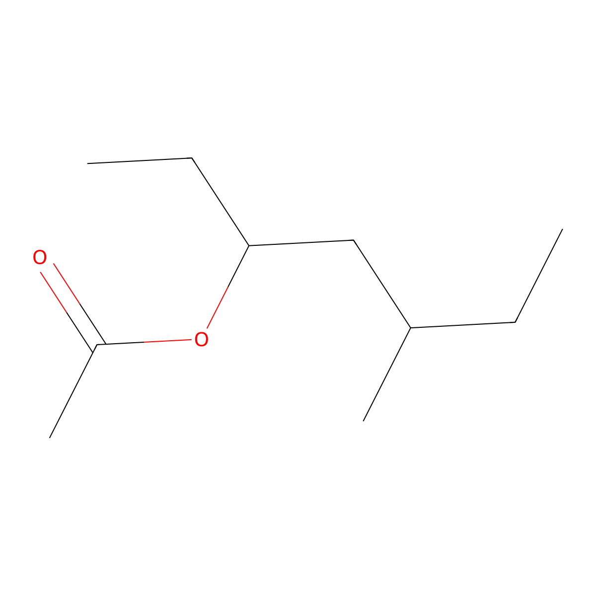 1-Ethyl-3-methylpentyl Acetate molecular structure, CAS 375855-08-6