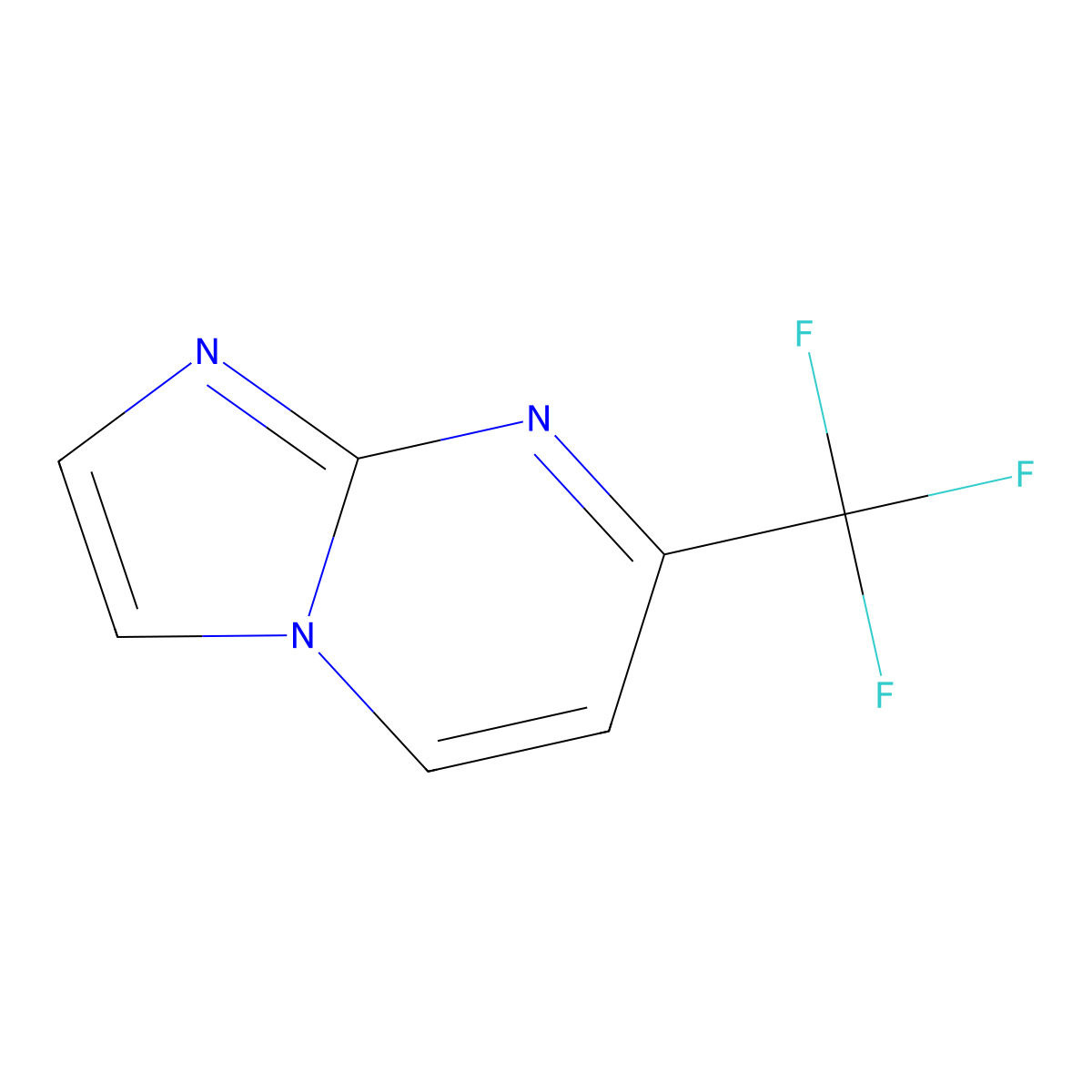 7-(Trifluoromethyl)imidazo(1,2-a)pyrimidine molecular structure, CAS 375857-66-2