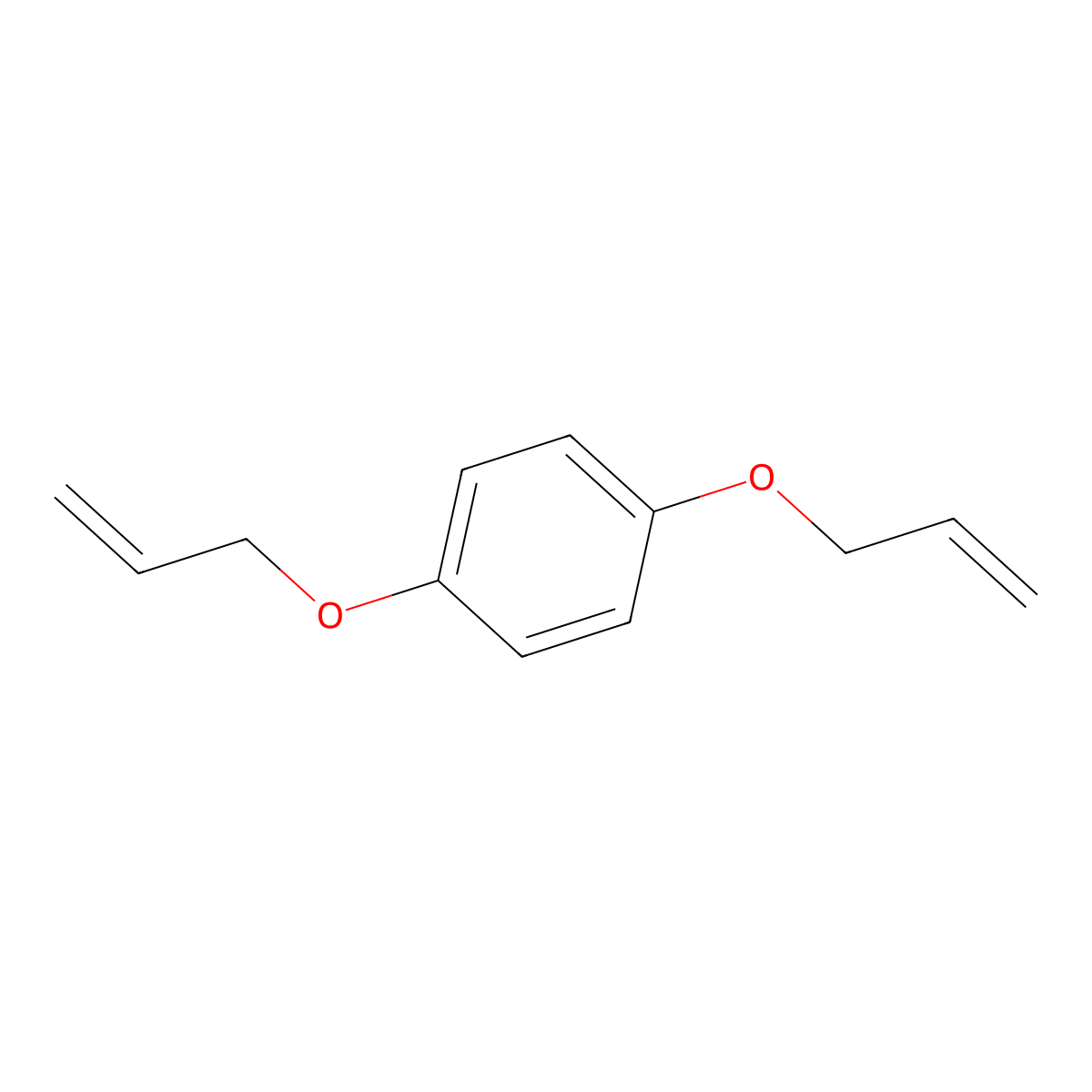 1,4-Bis(prop-2-en-1-yloxy)benzene molecular structure, CAS 37592-20-4