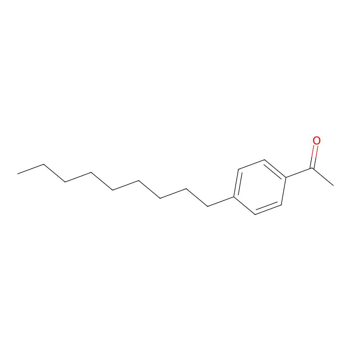 p-Nonylacetophenone molecular structure, CAS 37593-05-8