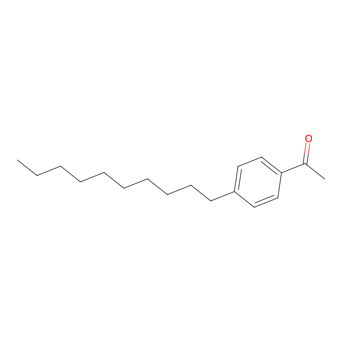 1-(4-Decylphenyl)ethanone molecular structure, CAS 37593-06-9