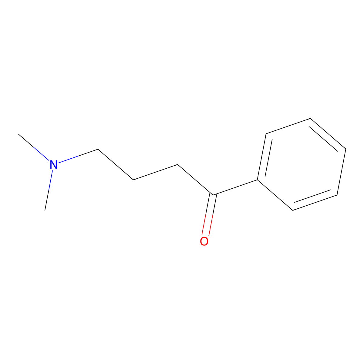 4-(Dimethylamino)-1-phenylbutan-1-one molecular structure, CAS 3760-63-2