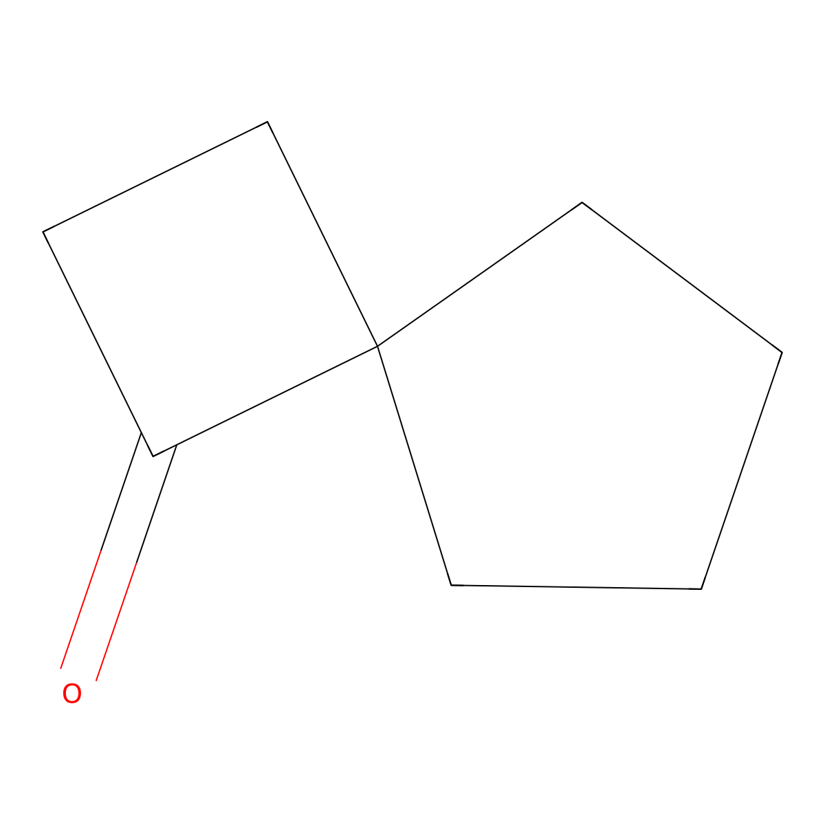 Spiro[3.4]octan-1-one molecular structure, CAS 37609-31-7