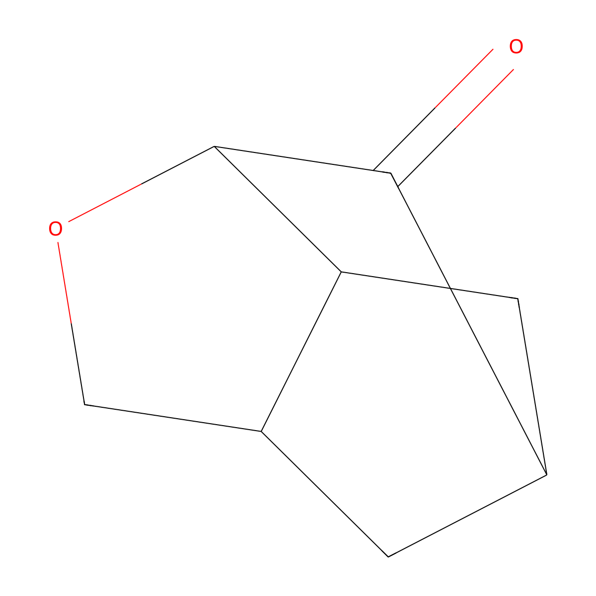 Hexahydro-6H-3,5-methanocyclopenta[b]furan-6-one molecular structure, CAS 37609-55-5