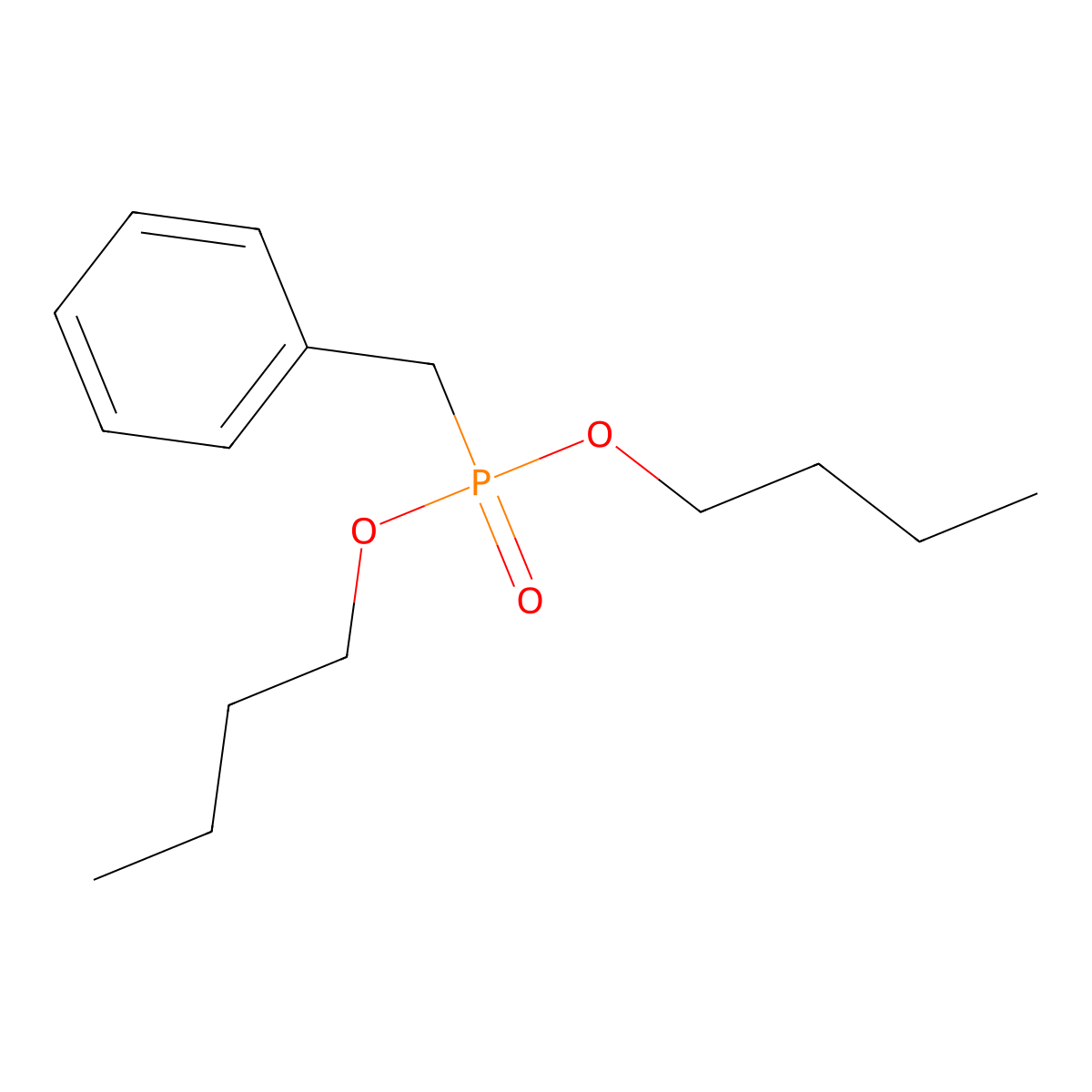 Dibutyl P-(phenylmethyl)phosphonate molecular structure, CAS 3762-27-4