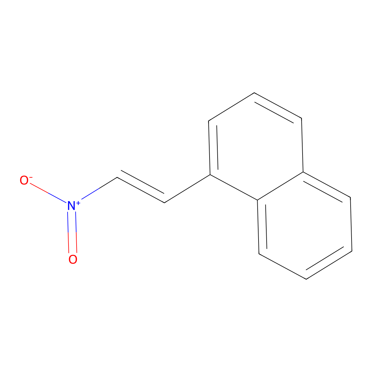 1-[(E)-2-nitroethenyl]naphthalene molecular structure, CAS 37630-26-5