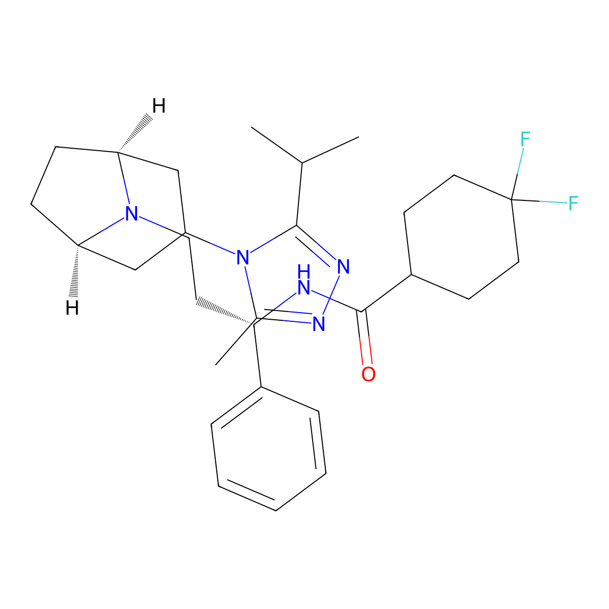 (3H)maraviroc molecular structure, CAS 376348-65-1