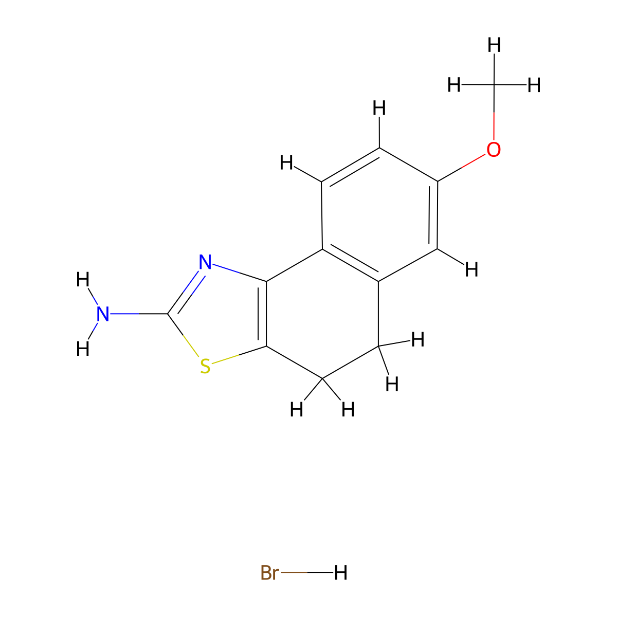 7-Methoxy-4,5-dihydronaphtho[1,2-d][1,3]thiazol-2-amine hydrobromide molecular structure, CAS 376349-30-3