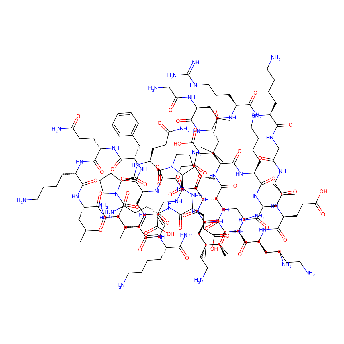 Cathelicidin related antimicrobial peptide (mouse) molecular structure, CAS 376364-36-2