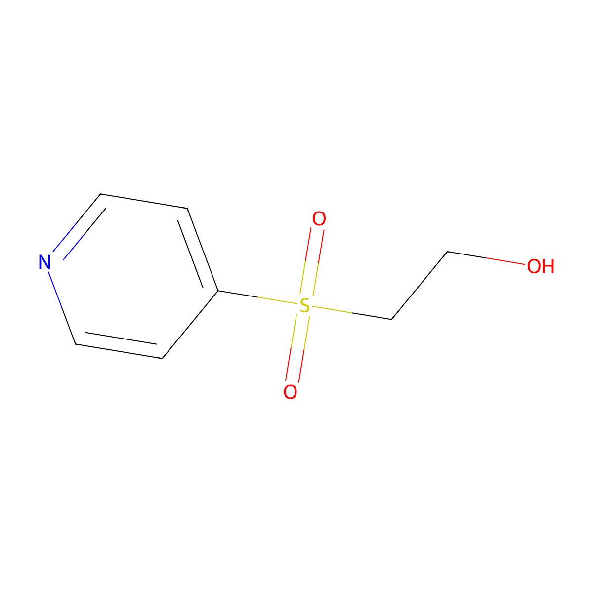 2-(Pyridine-4-sulfonyl)ethan-1-ol molecular structure, CAS 376366-79-9