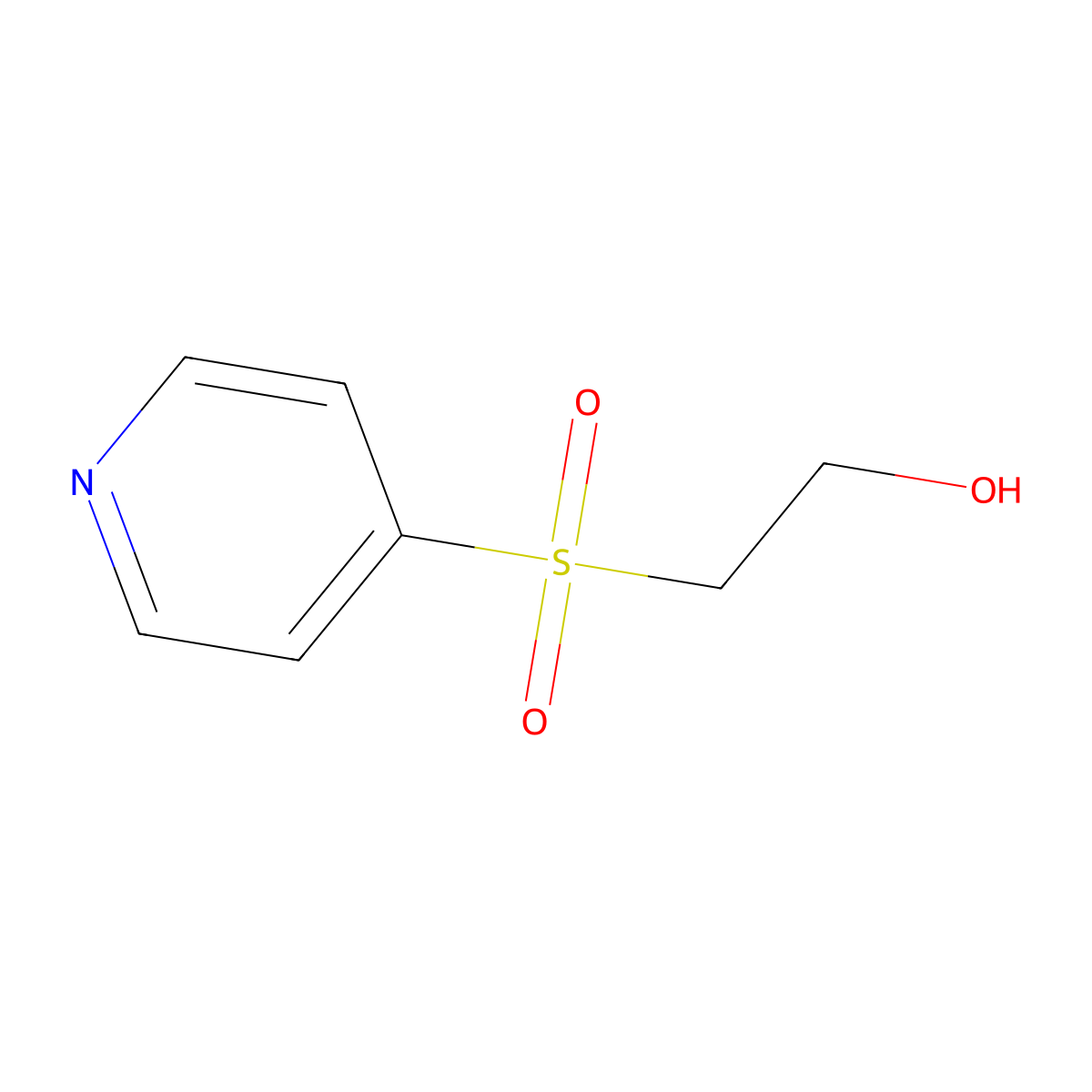 2-(Pyridine-4-sulfonyl)ethan-1-ol molecular structure, CAS 376366-79-9