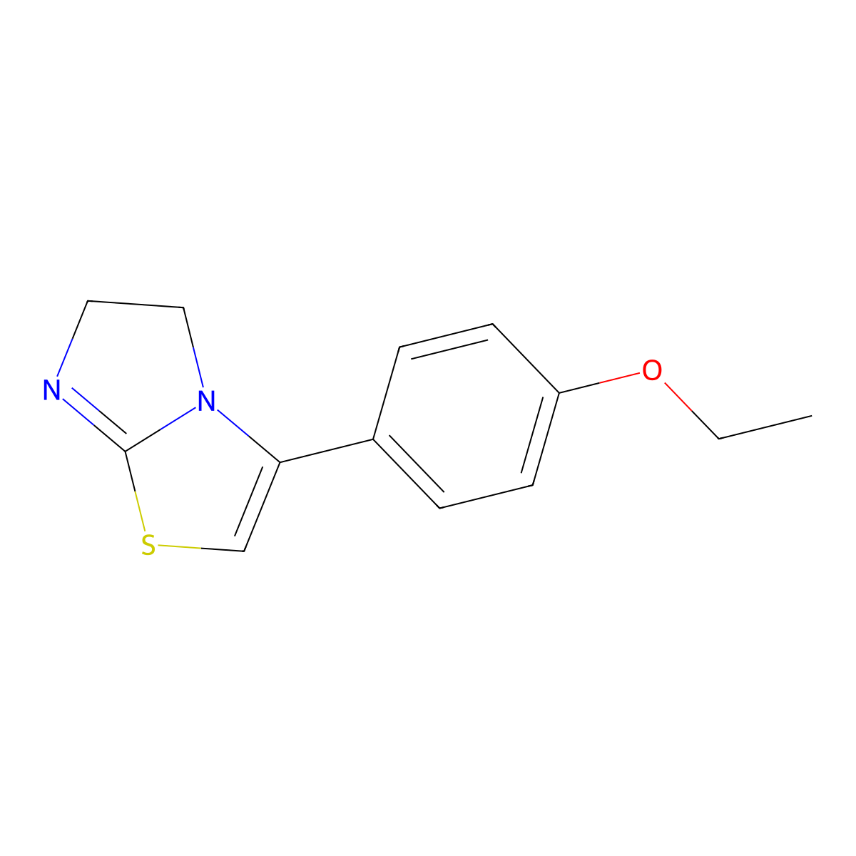 3-(4-Ethoxyphenyl)-5,6-dihydroimidazo[2,1-b][1,3]thiazole molecular structure, CAS 376373-70-5
