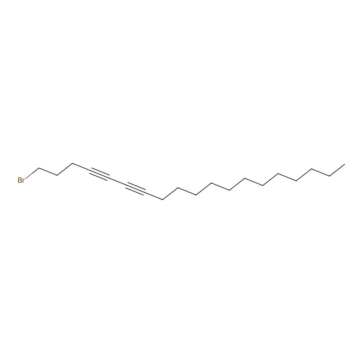1-Bromo-4,6-nonadecadiyne molecular structure, CAS 376591-04-7