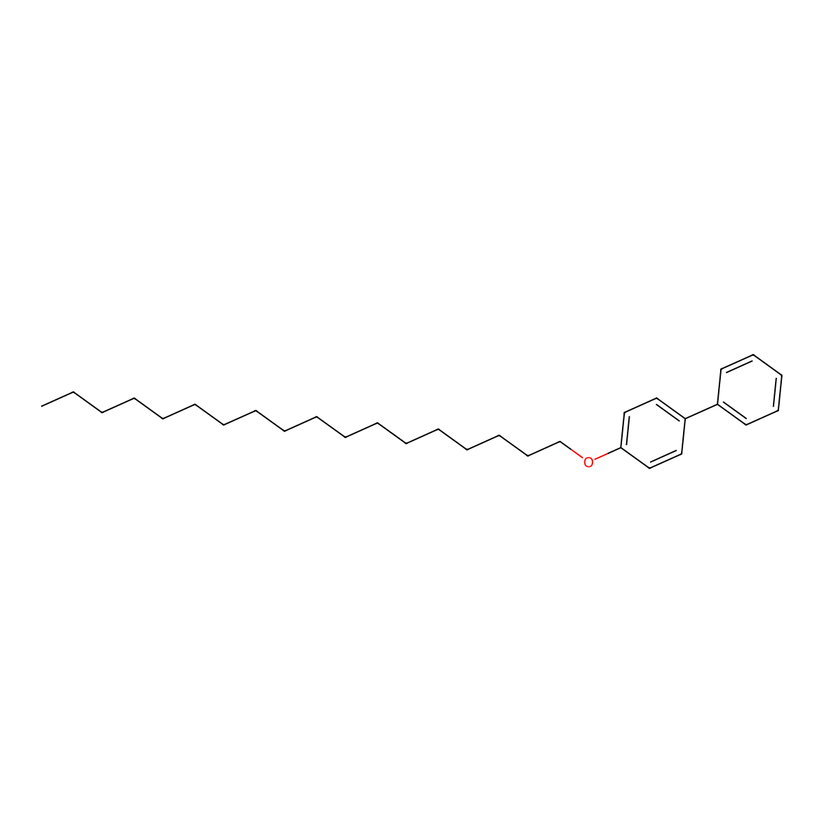 4-Octadecyloxybiphenyl molecular structure, CAS 376609-78-8
