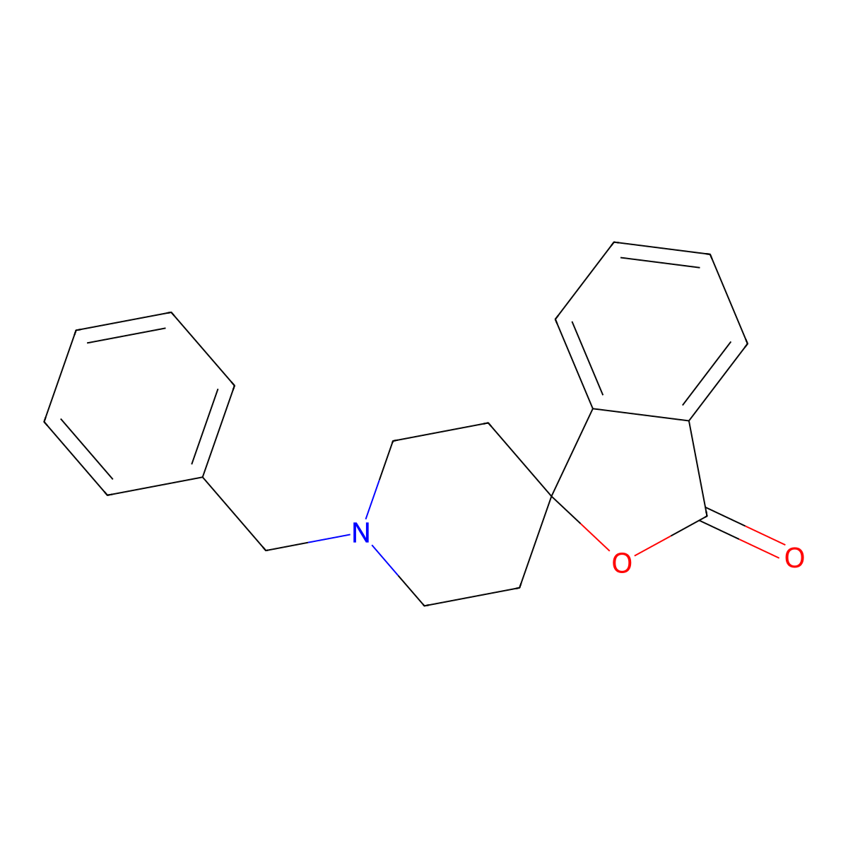 1'-Benzyl-3H-spiro[isobenzofuran-1,4'-piperidin]-3-one molecular structure, CAS 37663-42-6