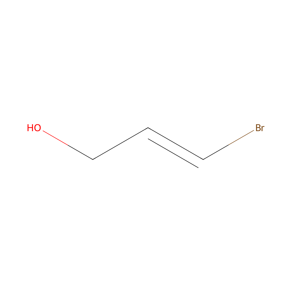 (2E)-3-bromoprop-2-en-1-ol molecular structure, CAS 37675-33-5