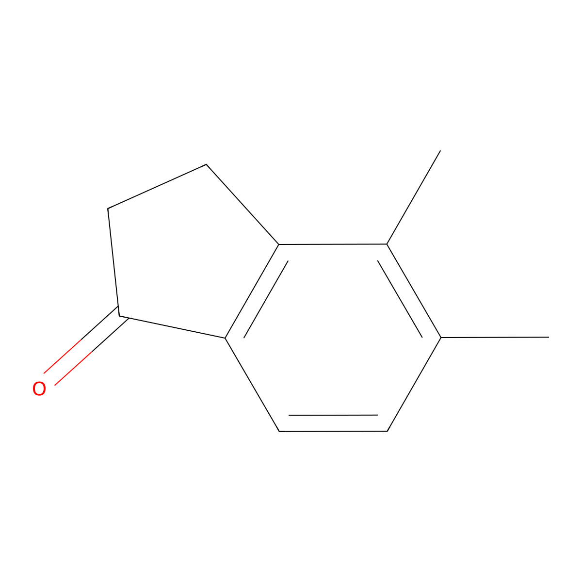 4,5-Dimethyl-2,3-dihydro-1h-inden-1-one molecular structure, CAS 37678-61-8