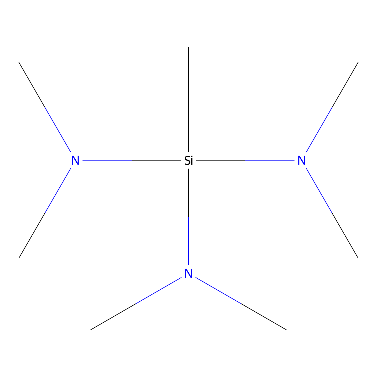 Heptamethylsilanetriamine molecular structure, CAS 3768-57-8