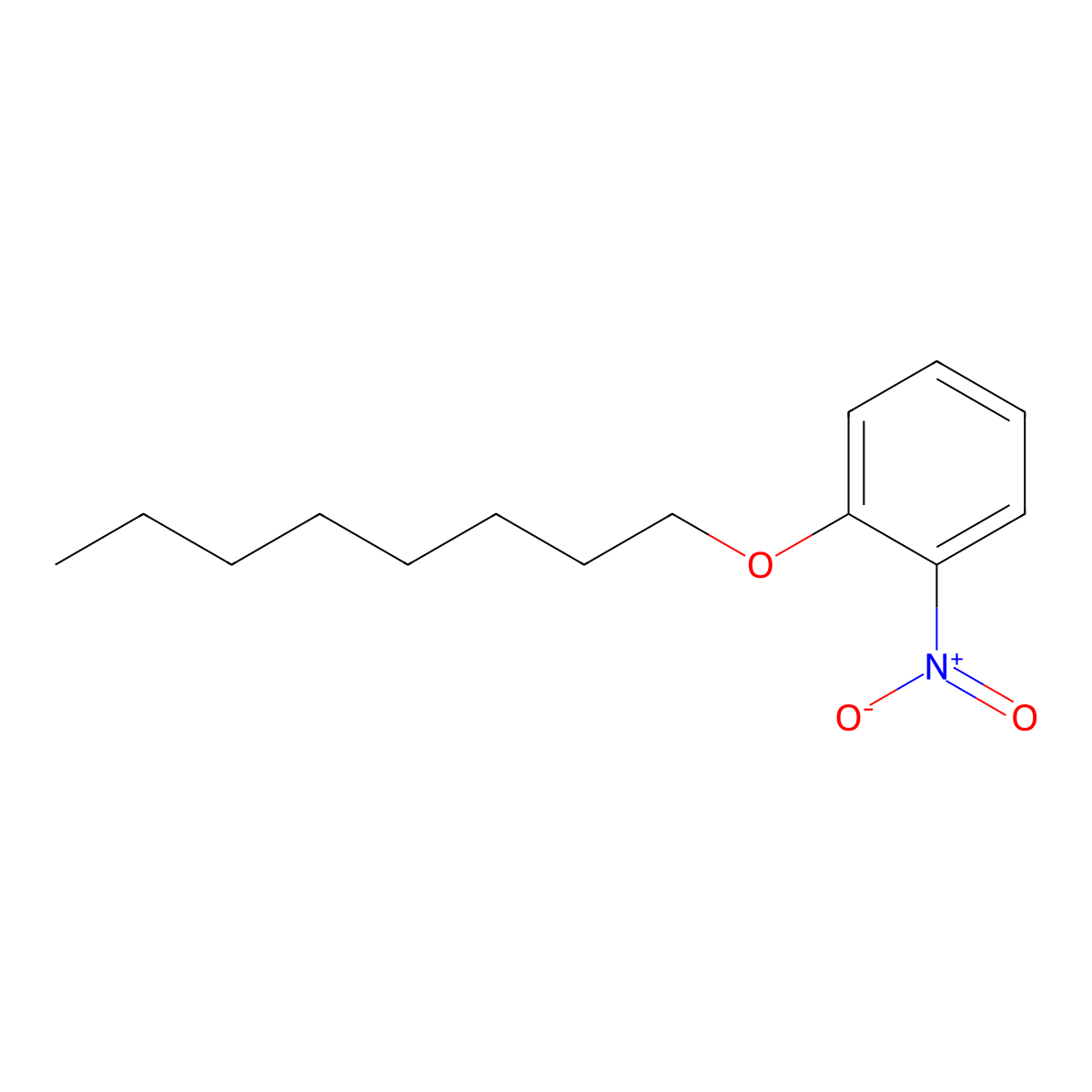 2-Nitrophenyl octyl ether molecular structure, CAS 37682-29-4