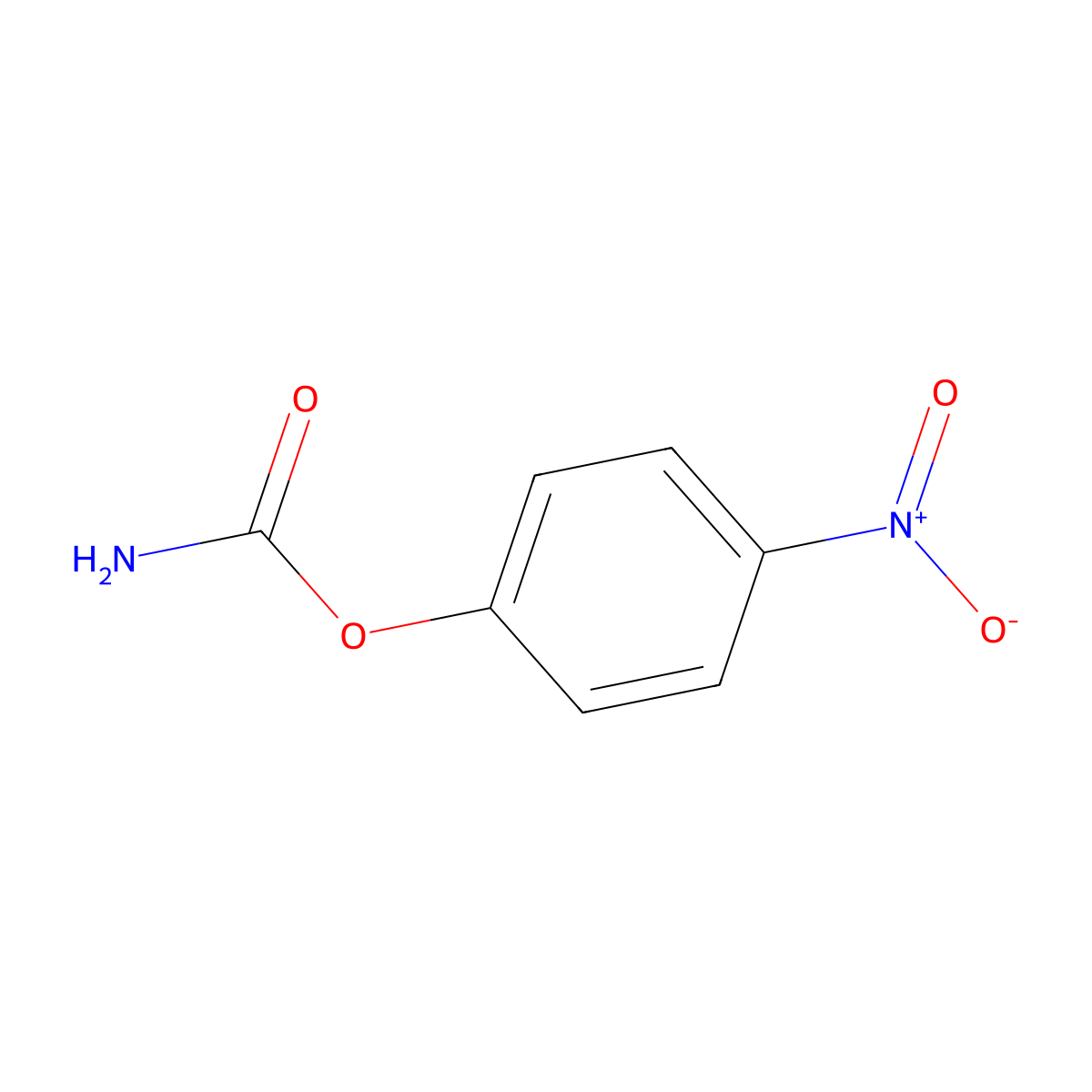 4-Nitrophenylcarbamate molecular structure, CAS 37689-86-4