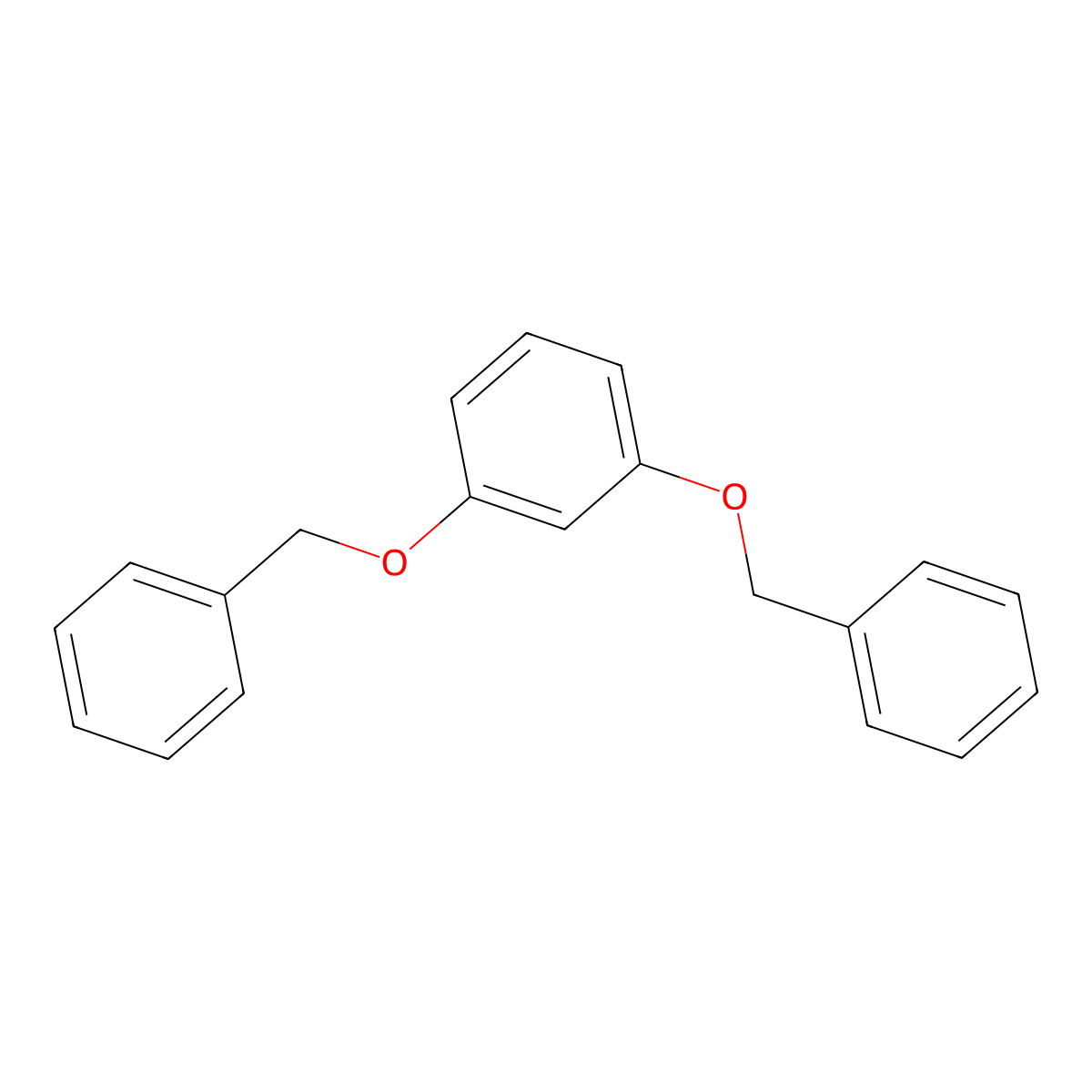 1,3-Dibenzyloxybenzene molecular structure, CAS 3769-42-4