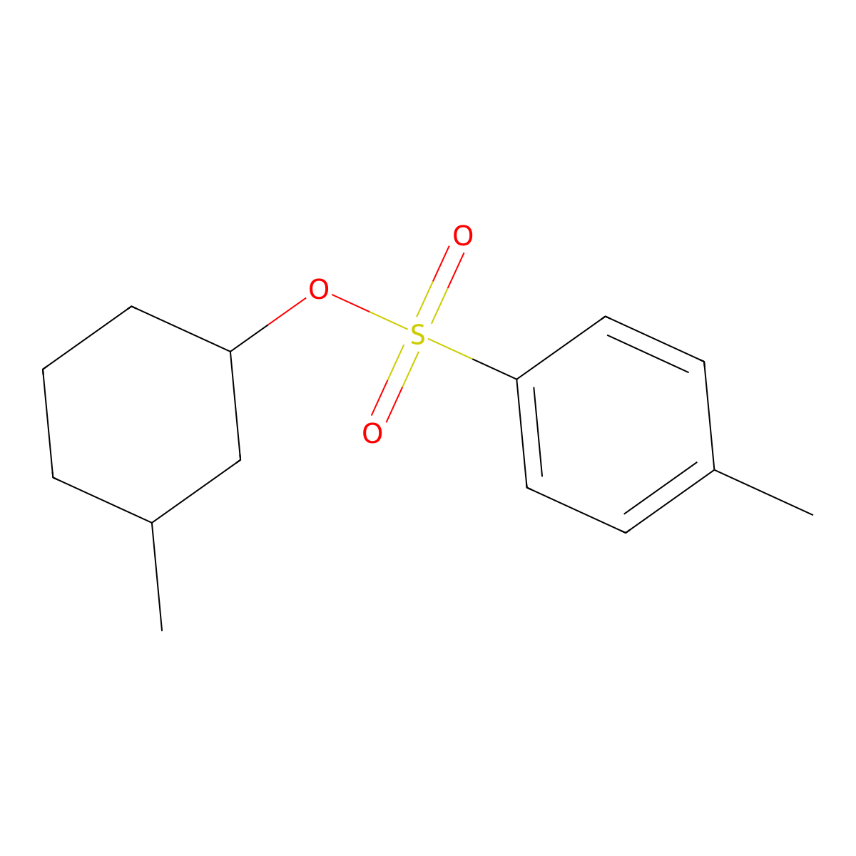 3-Methylcyclohexyl 4-methylbenzene-1-sulfonate molecular structure, CAS 37690-41-8