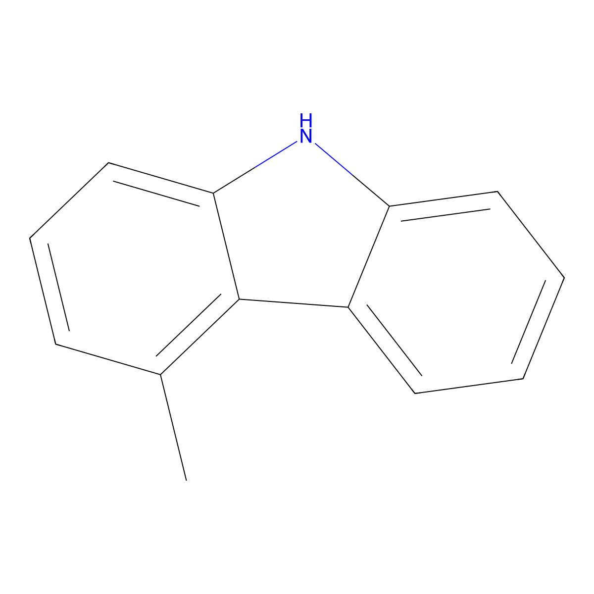 4-Methyl-9H-carbazole molecular structure, CAS 3770-48-7