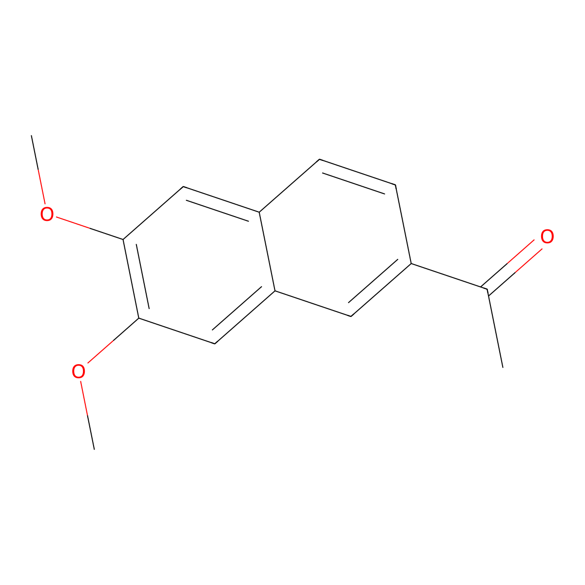 1-(6,7-Dimethoxynaphthalen-2-yl)ethanone molecular structure, CAS 37707-72-5