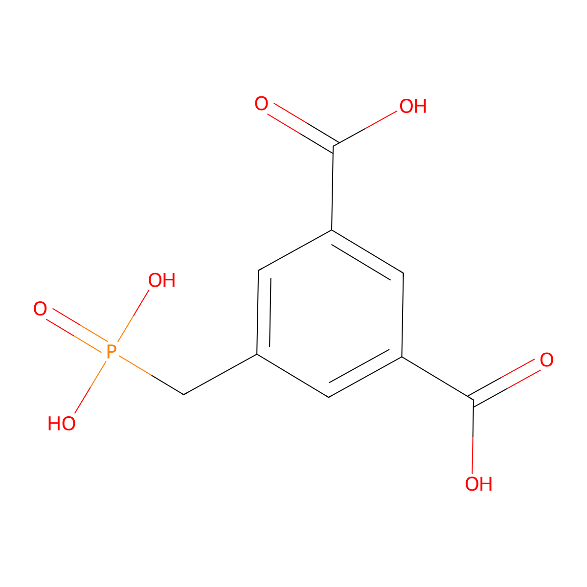 5-(Phosphonomethyl)isophthalic acid molecular structure, CAS 377081-94-2