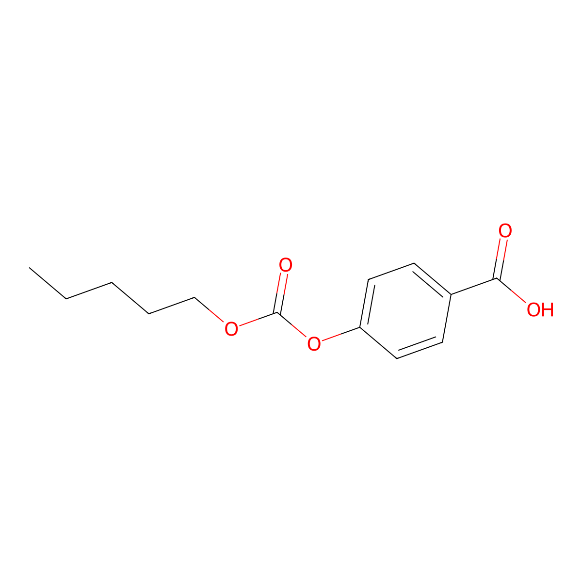Amyl 4-Carboxyphenyl Carbonate molecular structure, CAS 377085-56-8