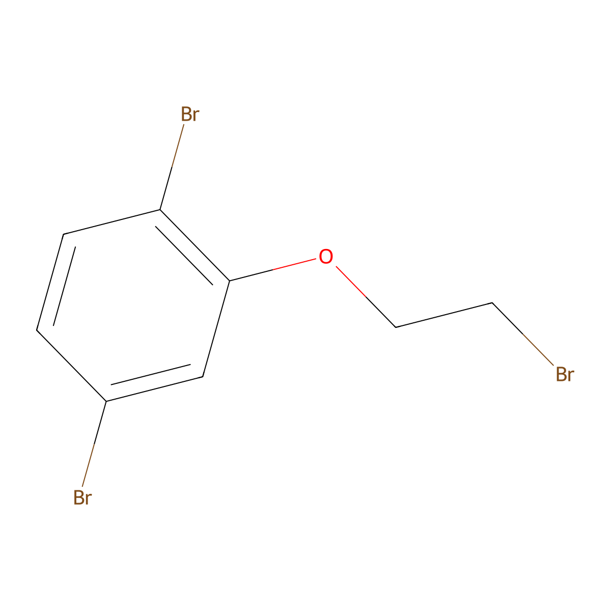 1,4-Dibromo-2-(2-bromoethoxy)benzene molecular structure, CAS 377091-18-4