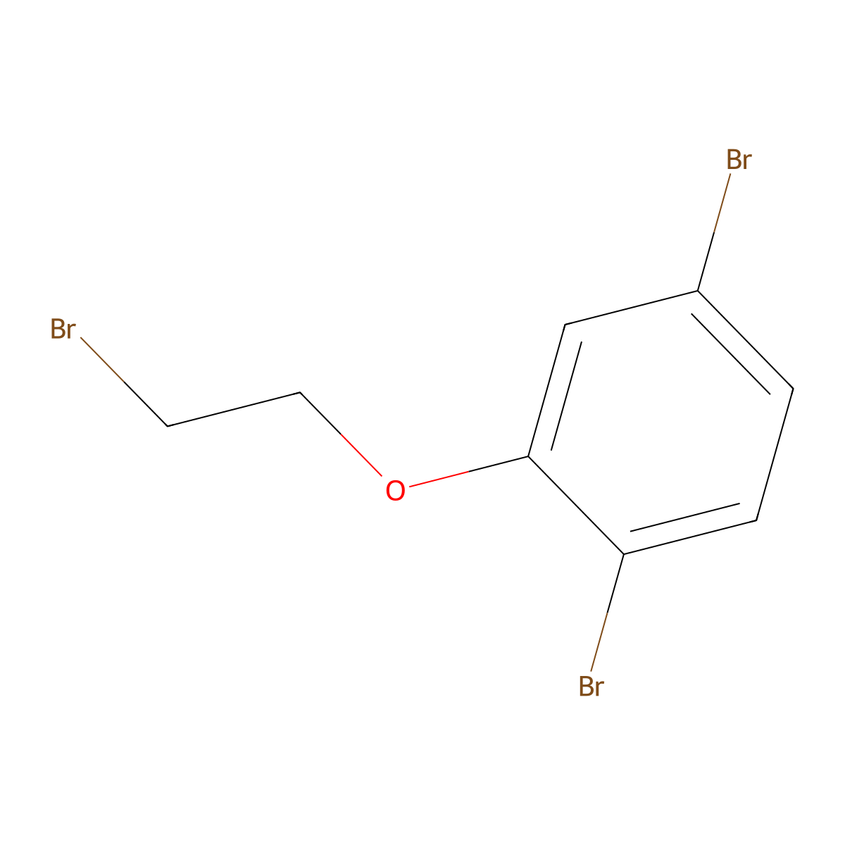 1,4-Dibromo-2-(2-bromoethoxy)benzene molecular structure, CAS 377091-18-4