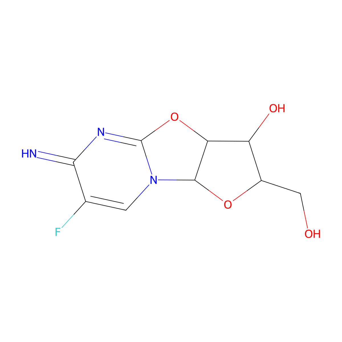 Flurocitabine molecular structure, CAS 37717-21-8